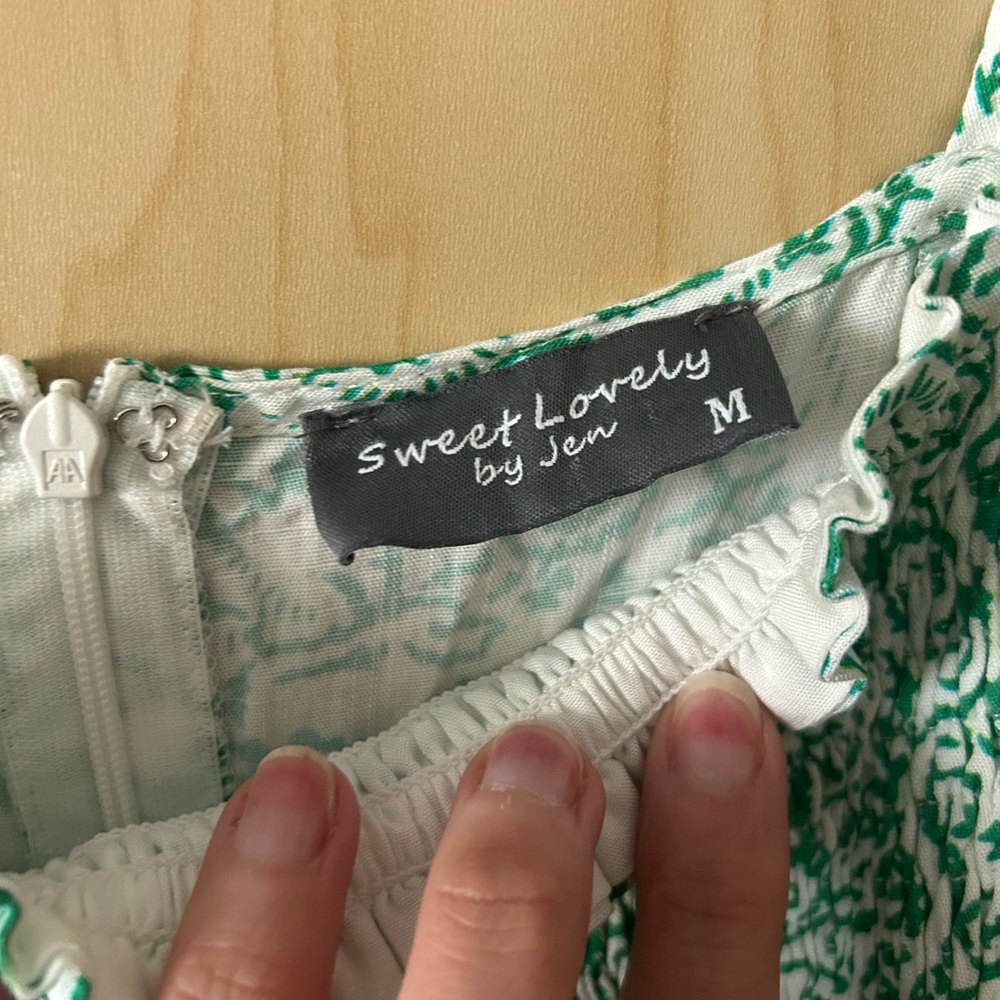 Sweet Lovely by Jen Green Paisley Paradise Dress Medium - Picture 10 of 10